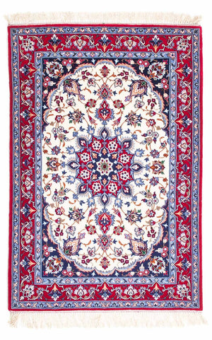Perzisch tapijt - Isfahan - Premium - 128 x 83 cm - beige