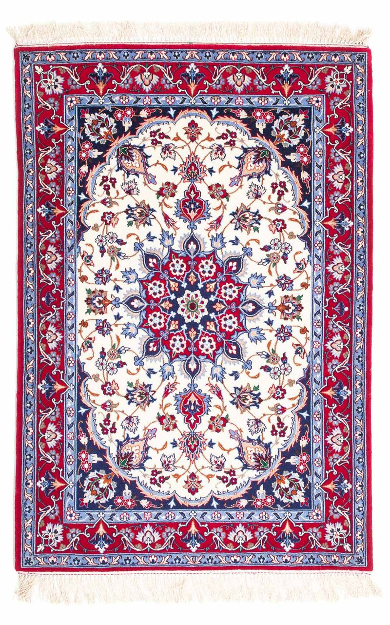 Perzisch tapijt - Isfahan - Premium - 128 x 83 cm - beige