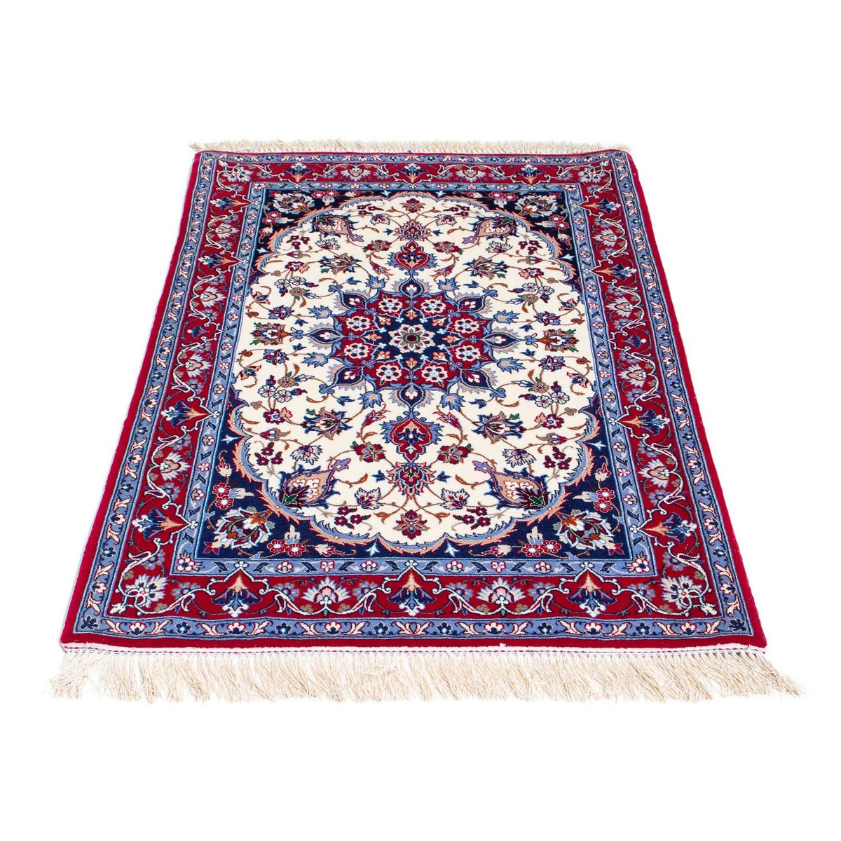 Perzisch tapijt - Isfahan - Premium - 128 x 83 cm - beige