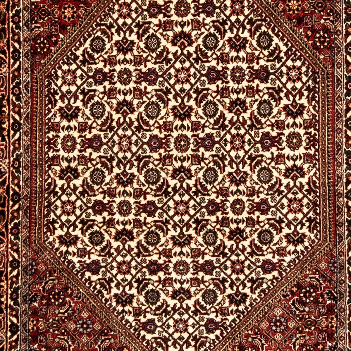 Loper Perzisch tapijt - Bijar - 292 x 87 cm - veelkleurig