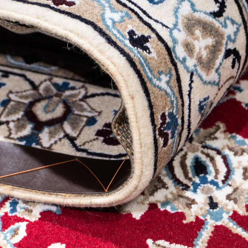 Perzisch tapijt - Nain - Koninklijk - 171 x 112 cm - donkerrood