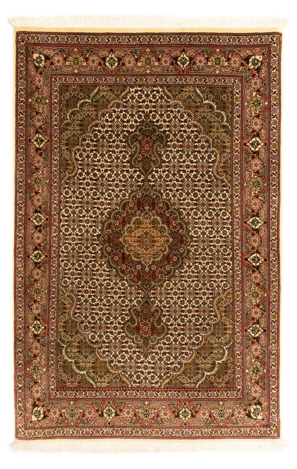 Perzisch tapijt - Tabriz - Royal - 124 x 83 cm - beige