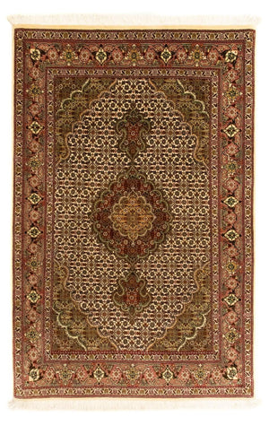 Perzisch tapijt - Tabriz - Royal - 124 x 83 cm - beige