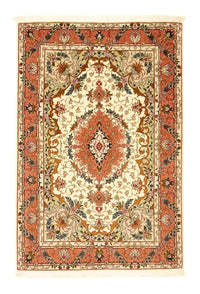Perzisch tapijt - Tabriz - Royal - 153 x 103 cm - beige