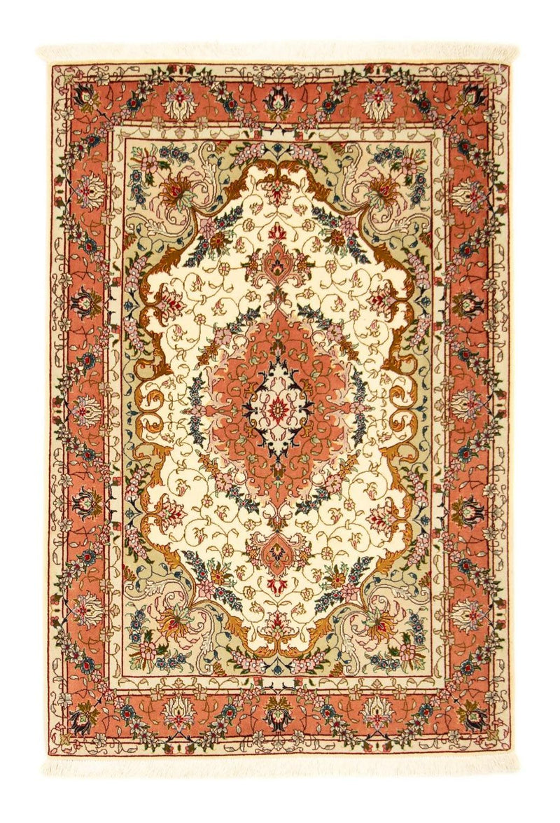 Perzisch tapijt - Tabriz - Royal - 153 x 103 cm - beige