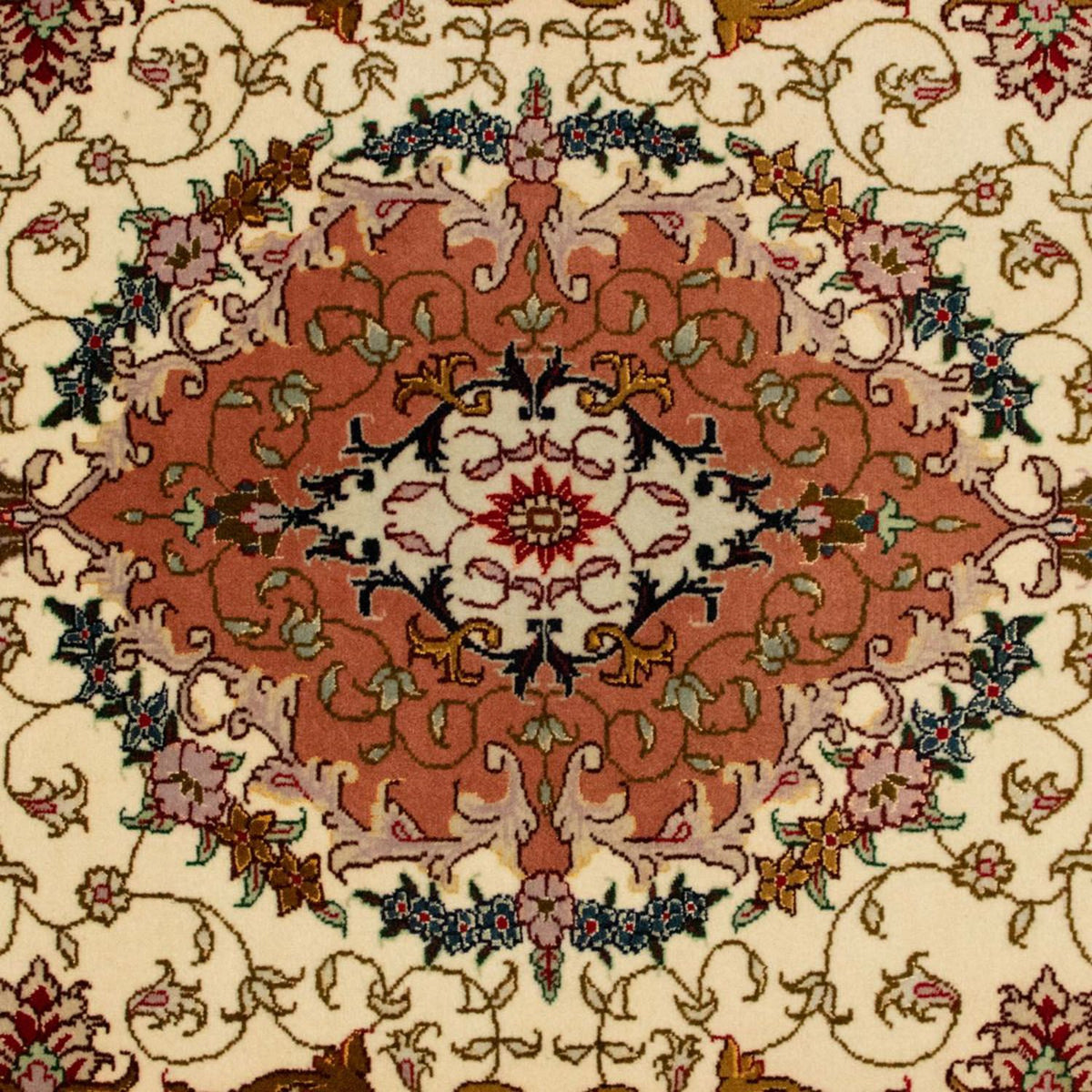 Perzisch tapijt - Tabriz - Royal - 153 x 103 cm - beige
