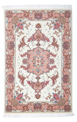 Perzisch tapijt - Tabriz - Royal - 94 x 59 cm - beige