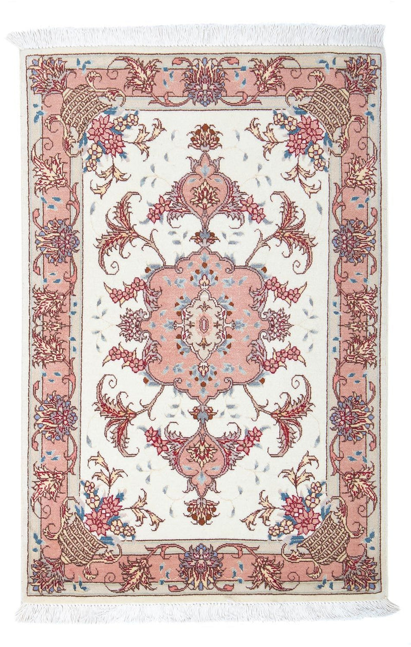 Perzisch tapijt - Tabriz - Royal - 94 x 59 cm - beige