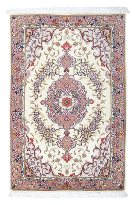 Perzisch tapijt - Tabriz - Royal - 94 x 61 cm - beige