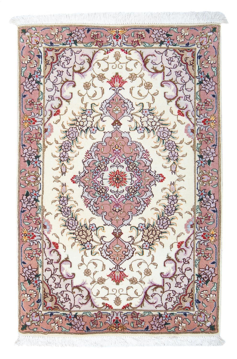 Perzisch tapijt - Tabriz - Royal - 94 x 61 cm - beige