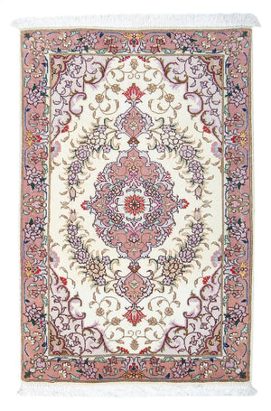 Perzisch tapijt - Tabriz - Royal - 94 x 61 cm - beige