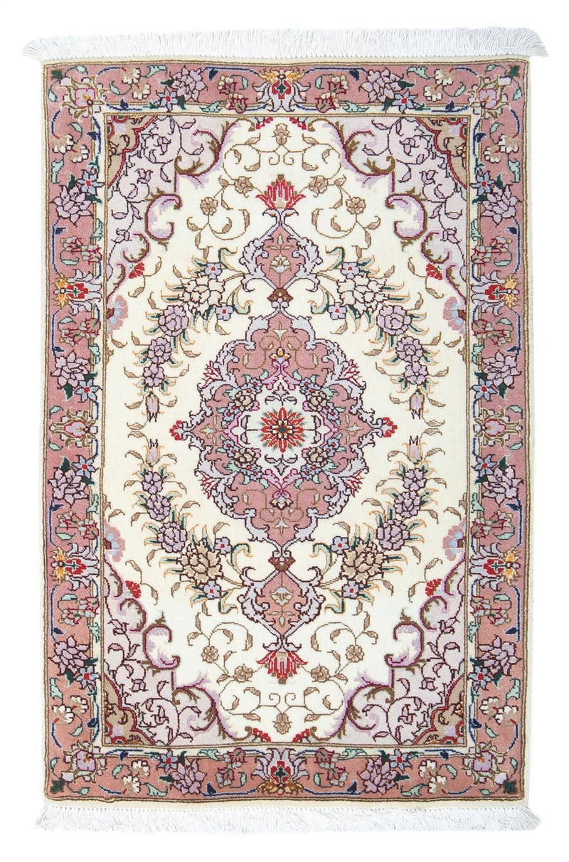 Perzisch tapijt - Tabriz - Royal - 94 x 61 cm - beige