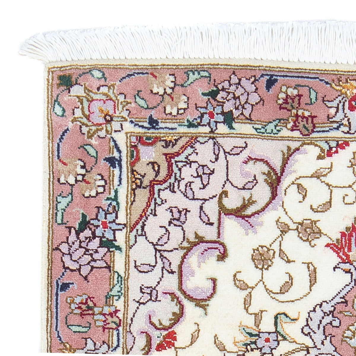 Perzisch tapijt - Tabriz - Royal - 94 x 61 cm - beige