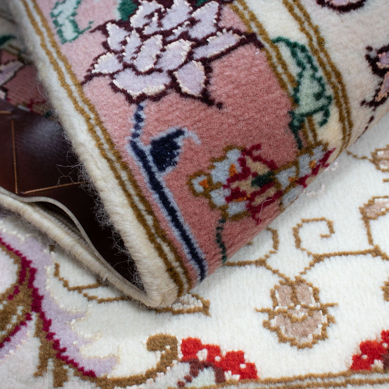 Perzisch tapijt - Tabriz - Royal - 94 x 61 cm - beige