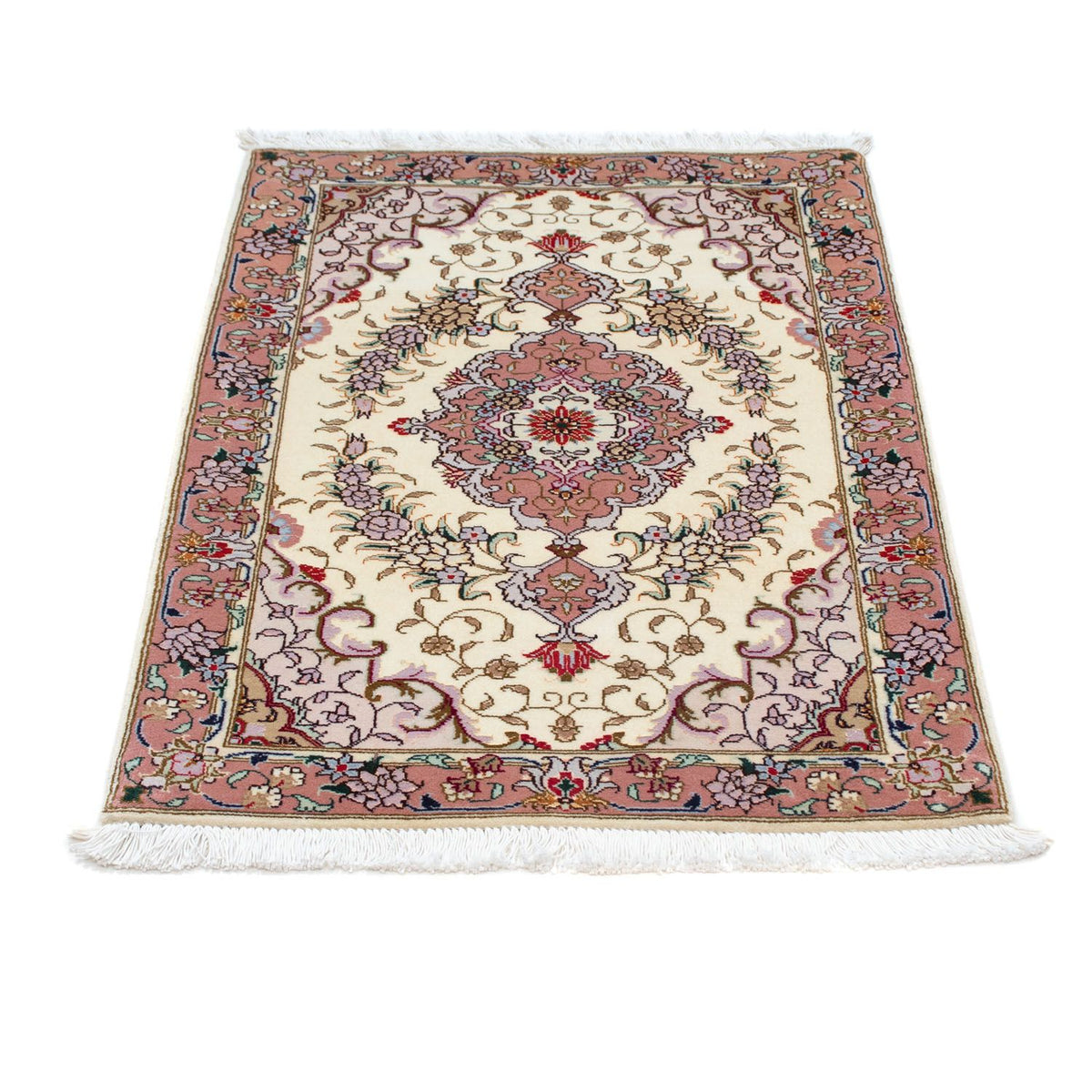 Perzisch tapijt - Tabriz - Royal - 94 x 61 cm - beige