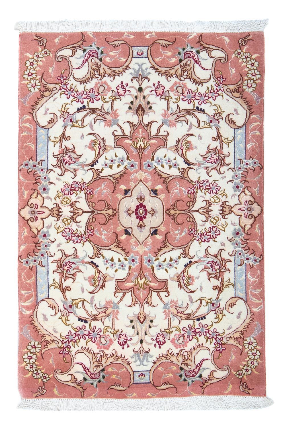 Perzisch tapijt - Tabriz - Royal - 94 x 61 cm - beige