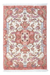 Perzisch tapijt - Tabriz - Royal - 94 x 61 cm - beige