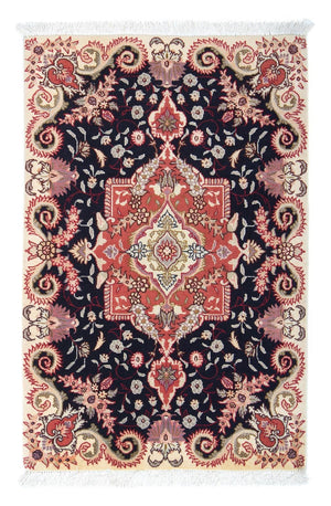 Perzisch tapijt - Tabriz - Royal - 90 x 61 cm - donkerblauw