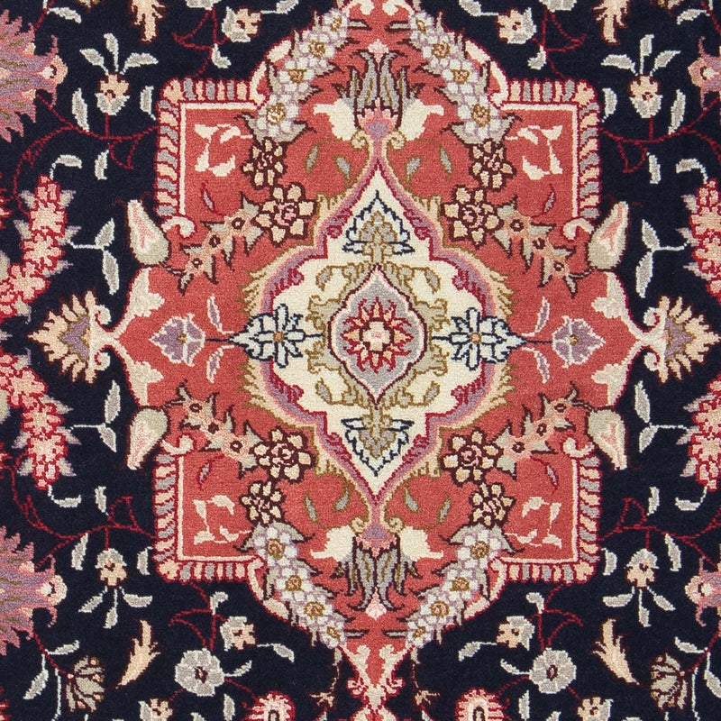 Perzisch tapijt - Tabriz - Royal - 90 x 61 cm - donkerblauw