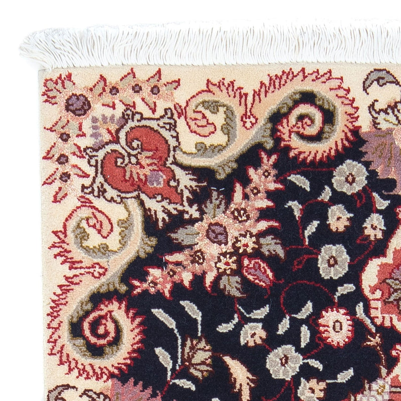 Perzisch tapijt - Tabriz - Royal - 90 x 61 cm - donkerblauw