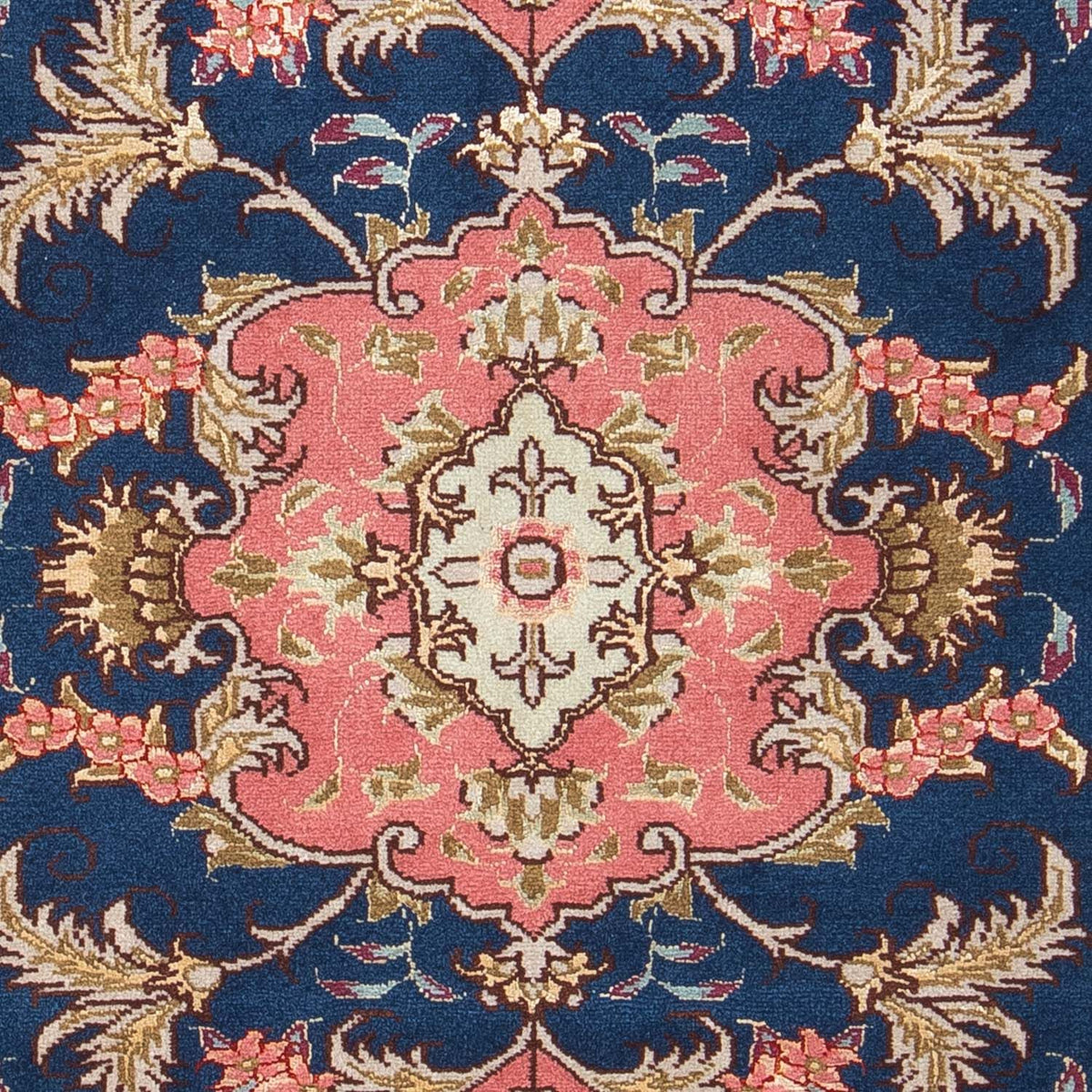 Perzisch tapijt - Tabriz - Royal - 82 x 58 cm - donkerblauw