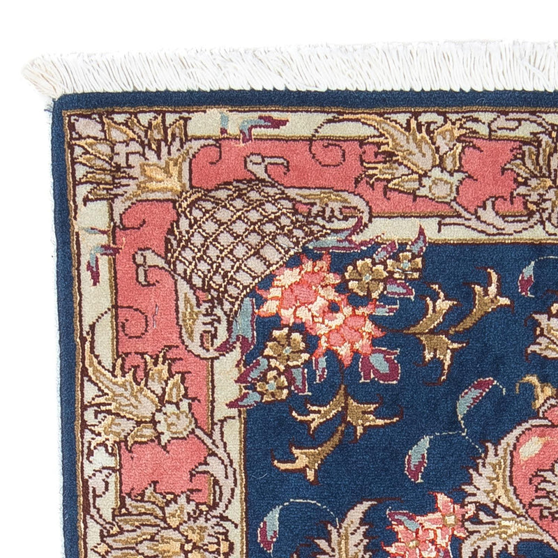 Perzisch tapijt - Tabriz - Royal - 82 x 58 cm - donkerblauw