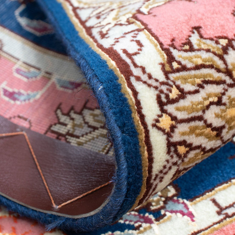 Perzisch tapijt - Tabriz - Royal - 82 x 58 cm - donkerblauw