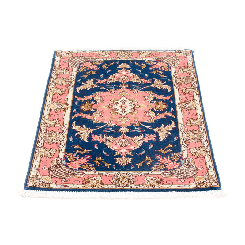 Perzisch tapijt - Tabriz - Royal - 82 x 58 cm - donkerblauw