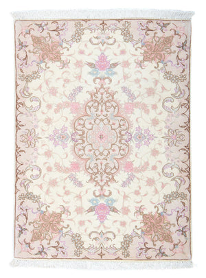 Perzisch tapijt - Tabriz - Royal - 92 x 64 cm - beige