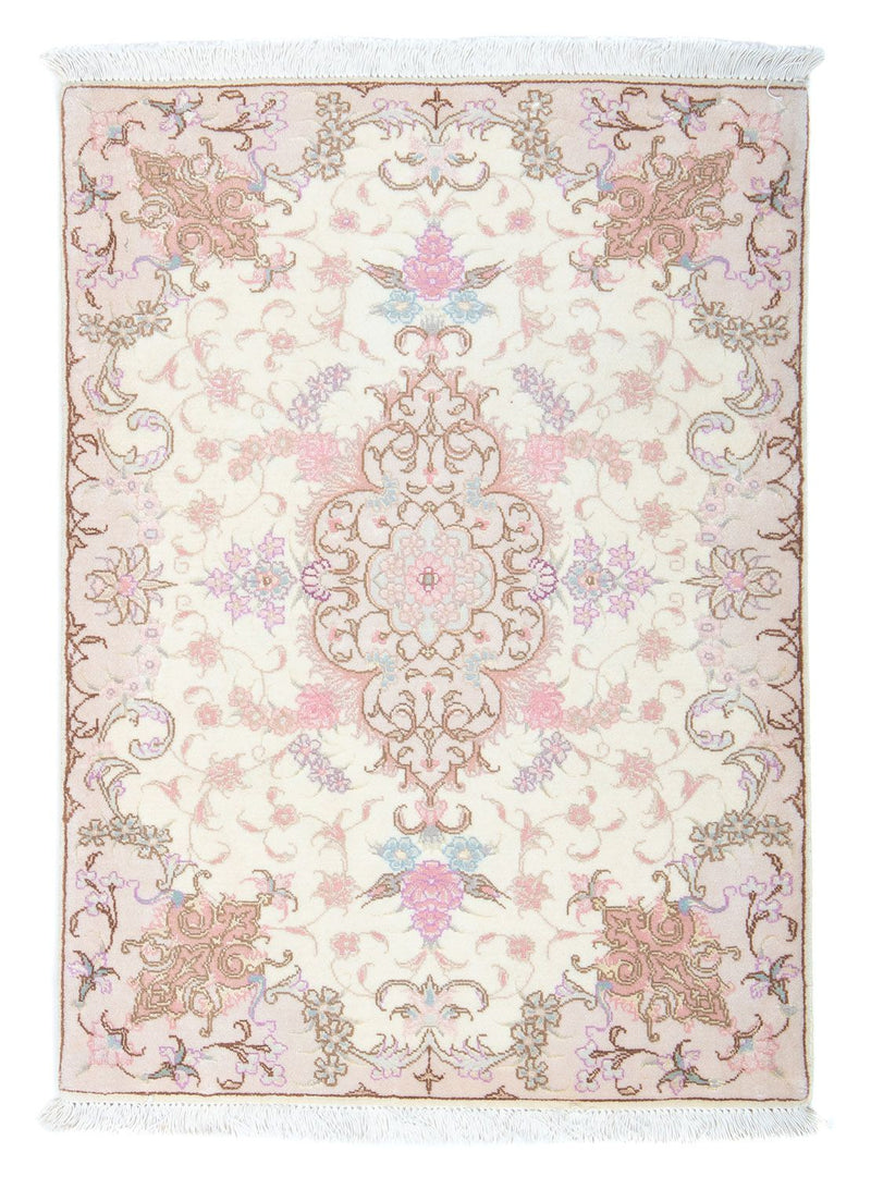 Perzisch tapijt - Tabriz - Royal - 92 x 64 cm - beige