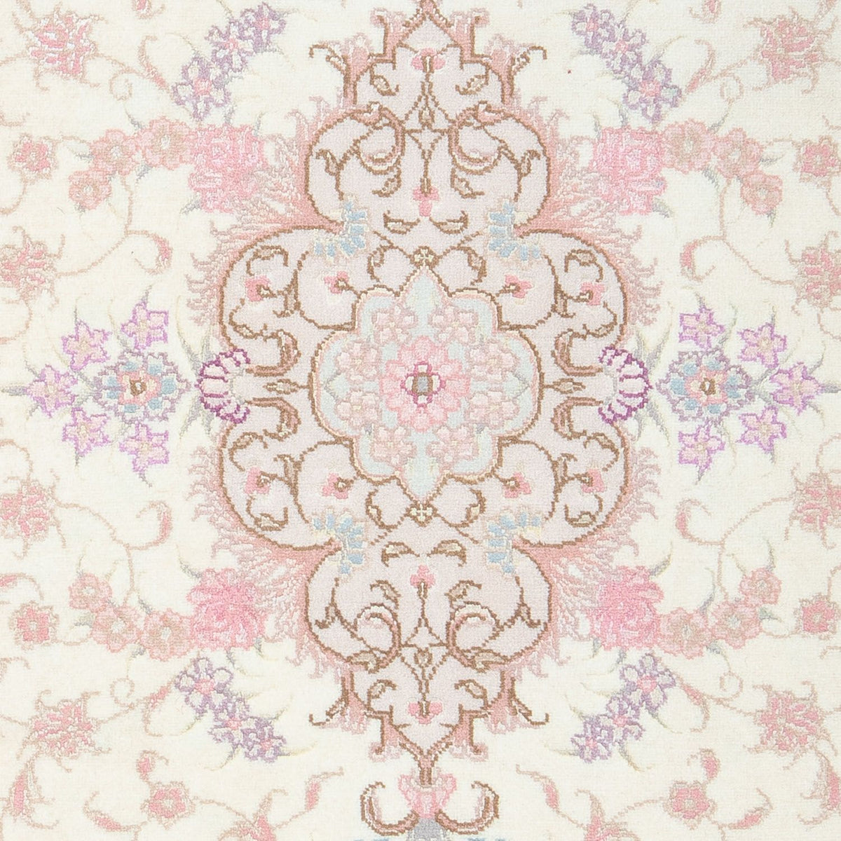 Perzisch tapijt - Tabriz - Royal - 92 x 64 cm - beige