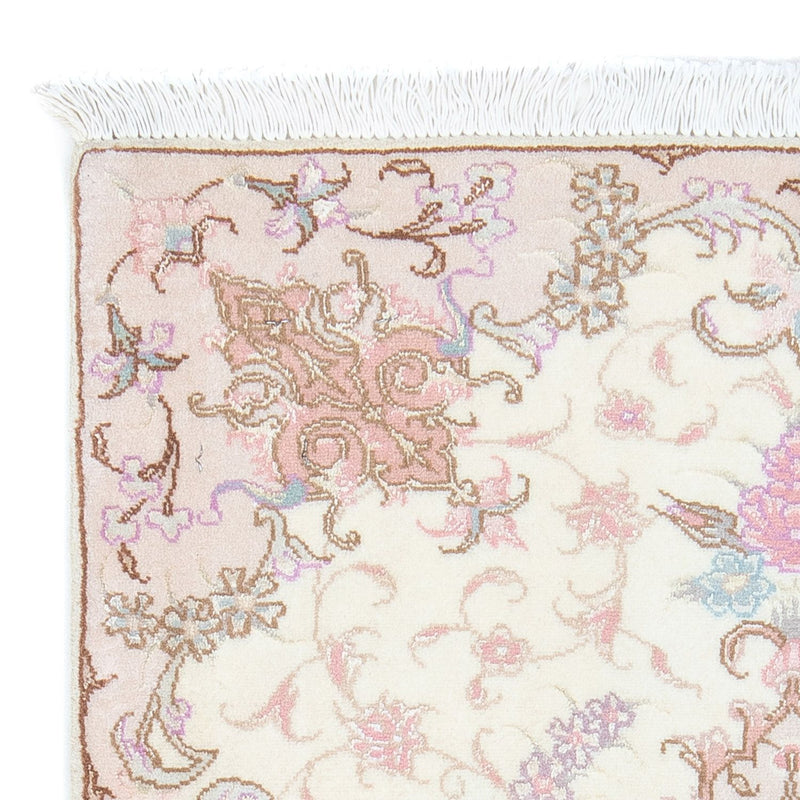 Perzisch tapijt - Tabriz - Royal - 92 x 64 cm - beige