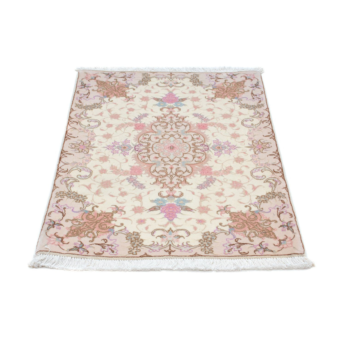 Perzisch tapijt - Tabriz - Royal - 92 x 64 cm - beige