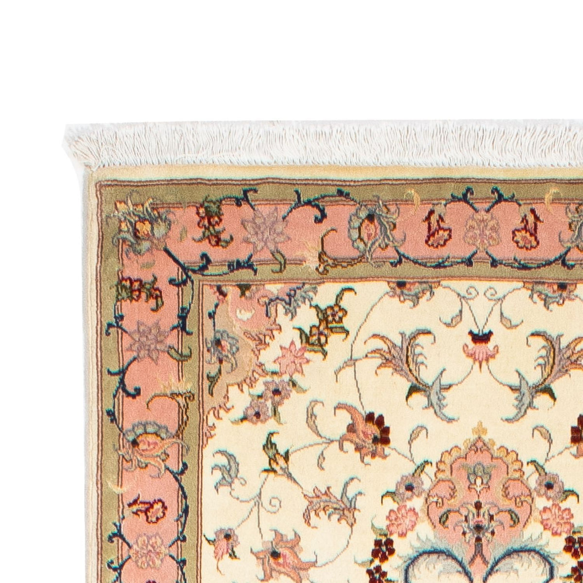 Loper Perzisch tapijt - Tabriz - Royal - 300 x 74 cm - beige