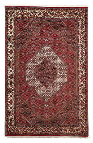 Perzisch tapijt - Bijar - 302 x 203 cm - donkerrood