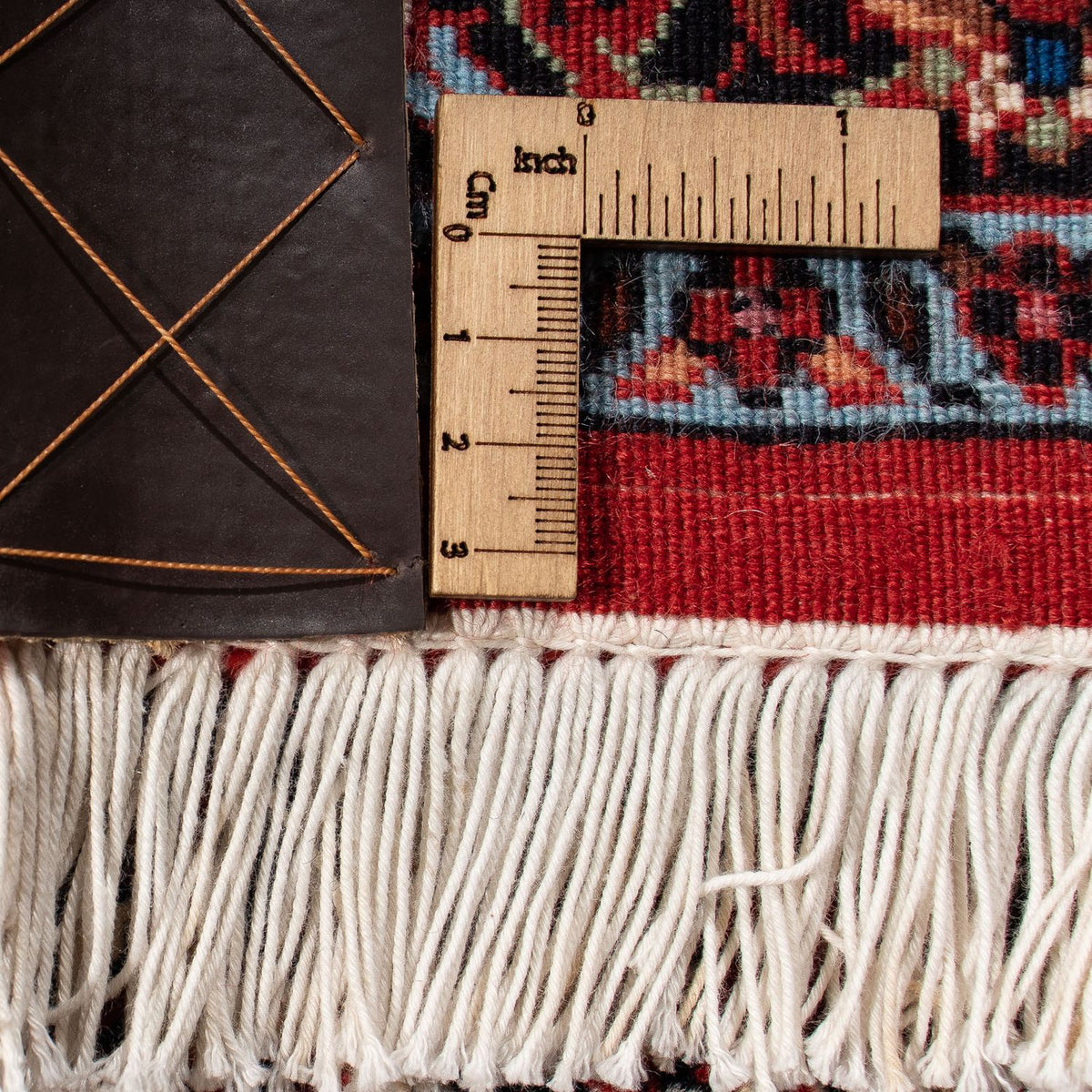 Perzisch tapijt - Bijar - 302 x 203 cm - donkerrood