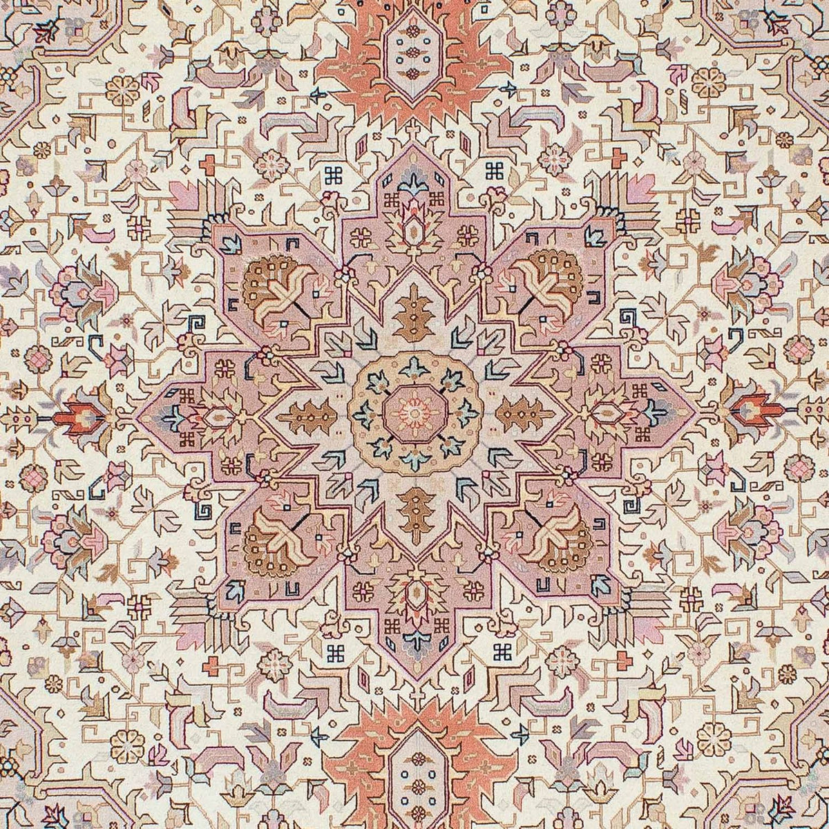 Perzisch tapijt - Tabriz - Royal - 214 x 154 cm - beige