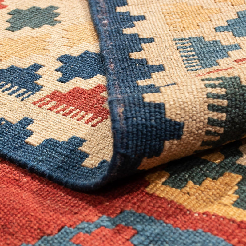 Kelim tapijt - Oosters - 212 x 152 cm - donkerrood