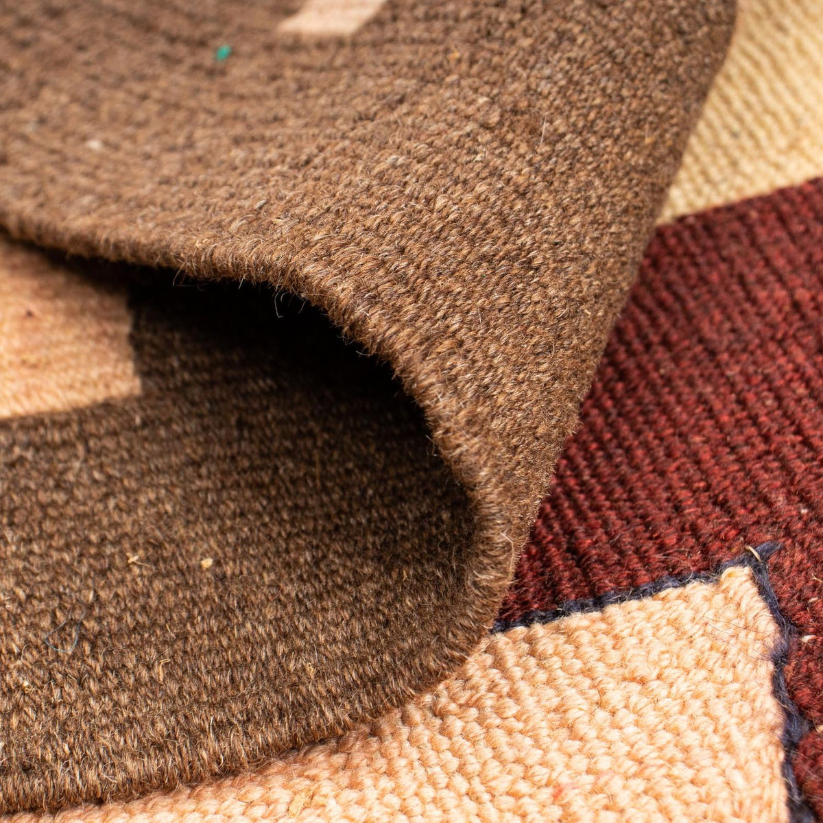 Kelim tapijt - Oosters - 158 x 120 cm - lichtbruin