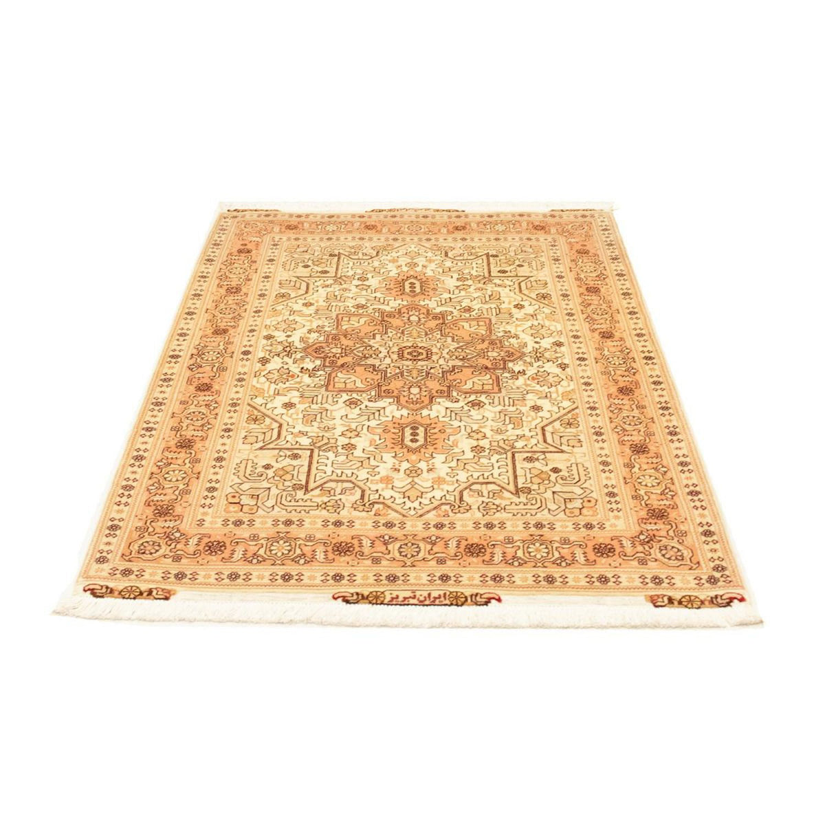 Perzisch tapijt - Tabriz - Royal - 154 x 102 cm - beige