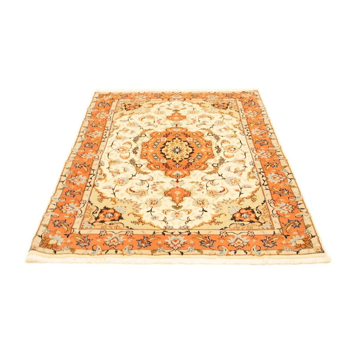 Perzisch tapijt - Tabriz - Royal - 157 x 101 cm - beige