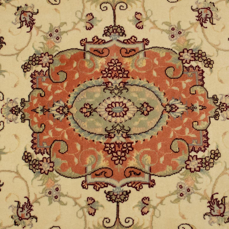 Perzisch tapijt - Tabriz - Royal - 155 x 100 cm - beige