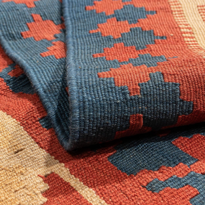 Kelim tapijt - Oosters - 181 x 155 cm - donkerrood