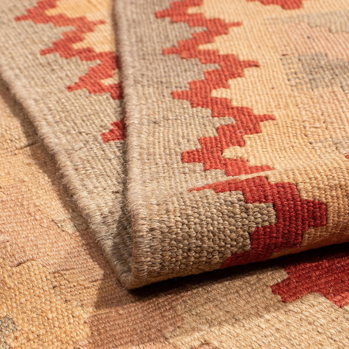 Kelim tapijt - Oosters - 214 x 144 cm - bruin