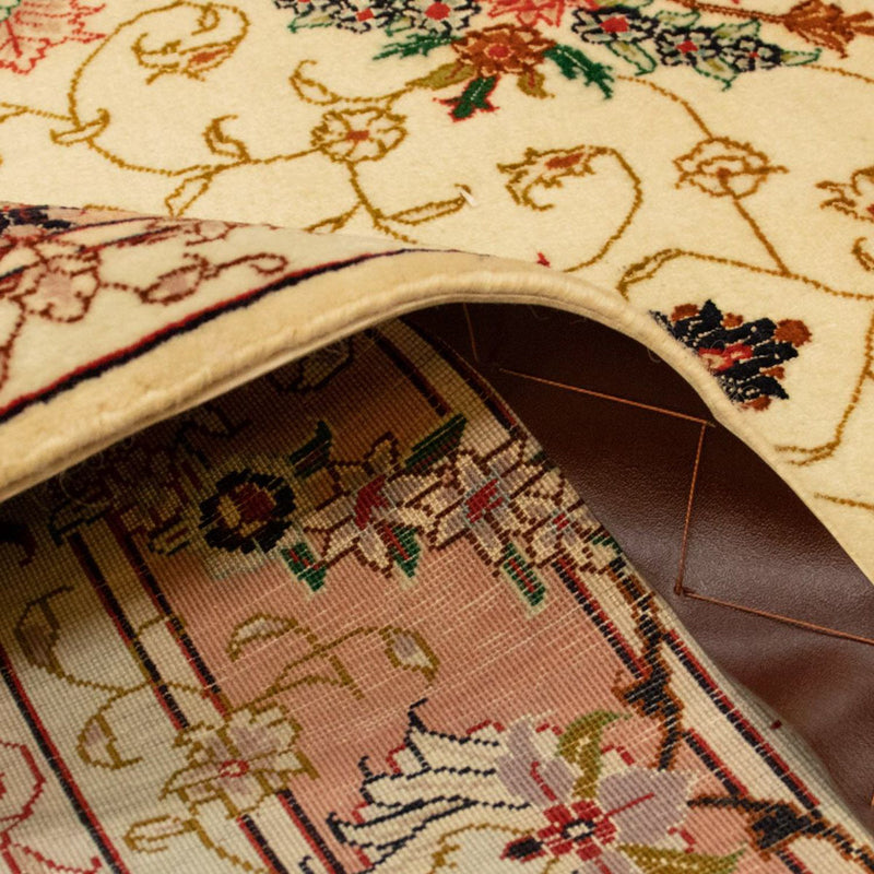 Perzisch tapijt - Tabriz - Royal - 148 x 101 cm - beige