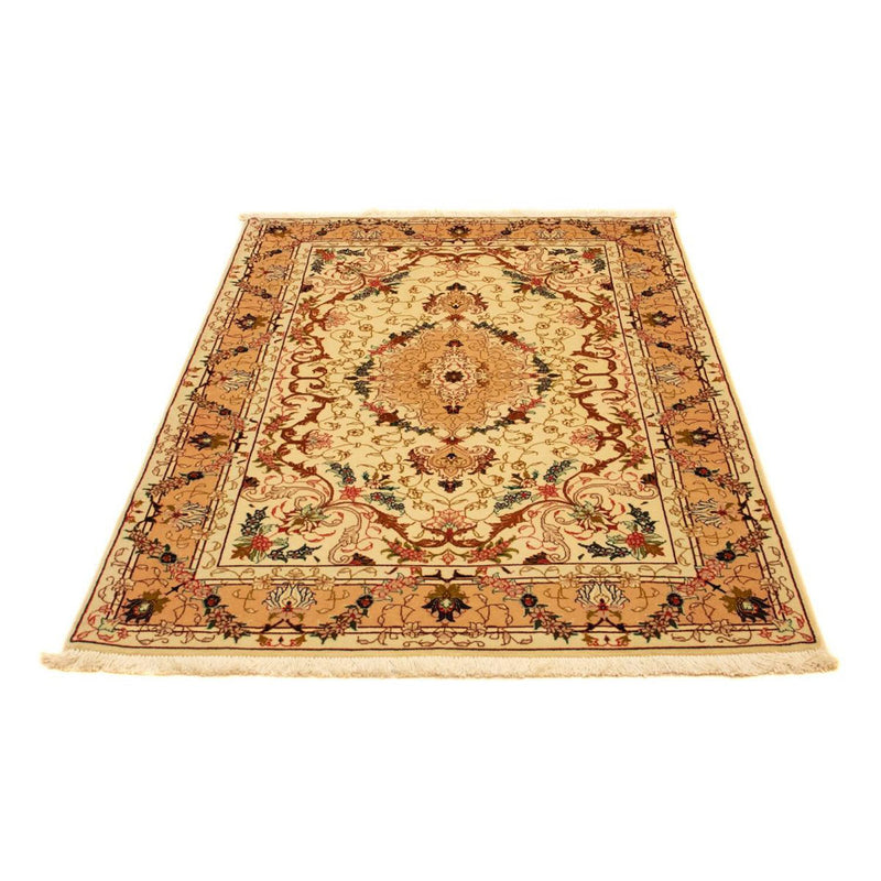 Perzisch tapijt - Tabriz - Royal - 148 x 101 cm - beige