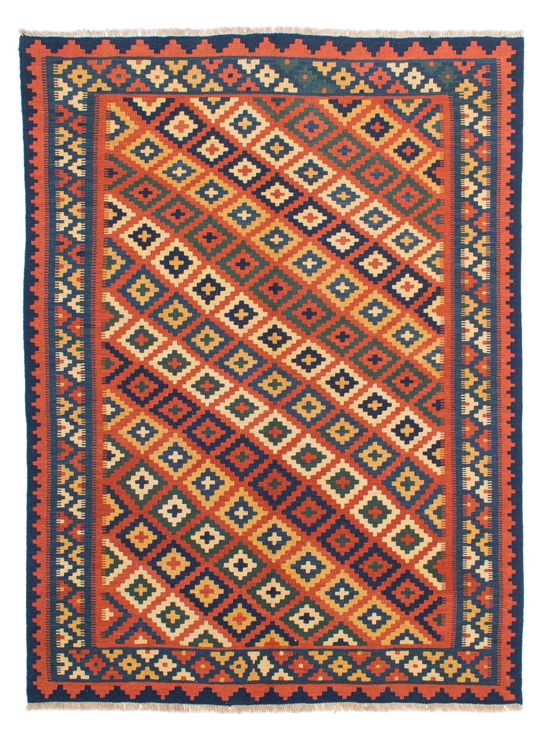 Kelim tapijt - Oosters - 202 x 153 cm - veelkleurig