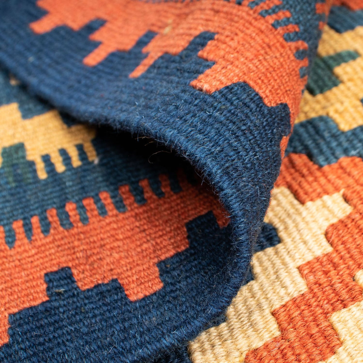 Kelim tapijt - Oosters - 202 x 153 cm - veelkleurig