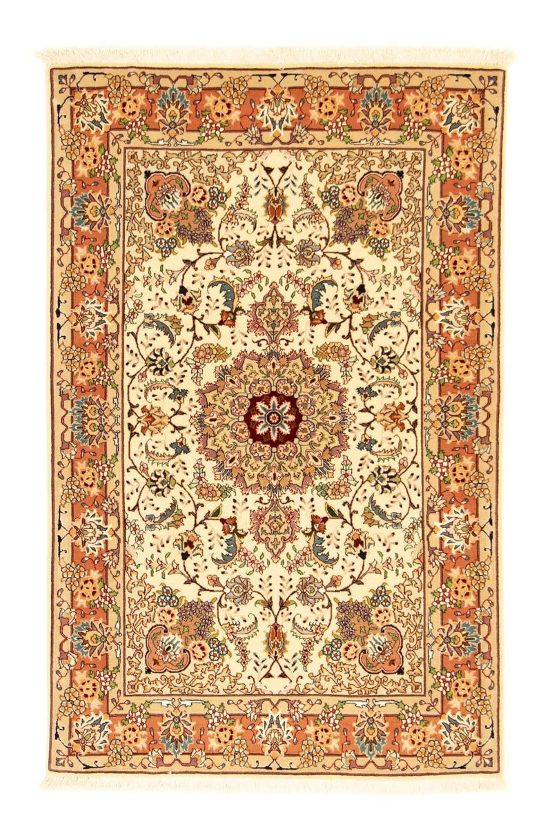 Perzisch tapijt - Tabriz - Royal - 154 x 103 cm - beige