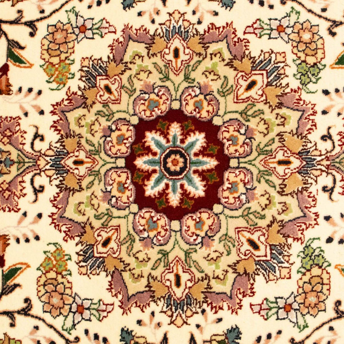 Perzisch tapijt - Tabriz - Royal - 154 x 103 cm - beige